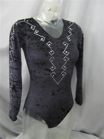 Body ginnastica artistica con swarovski